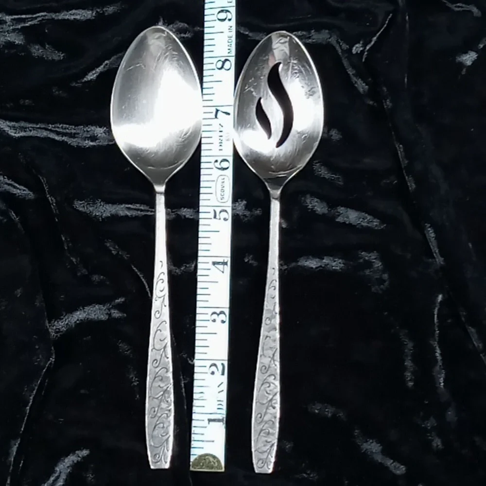 Vintage Epic Custom Stainless Steel Japan Serving Spoon Set